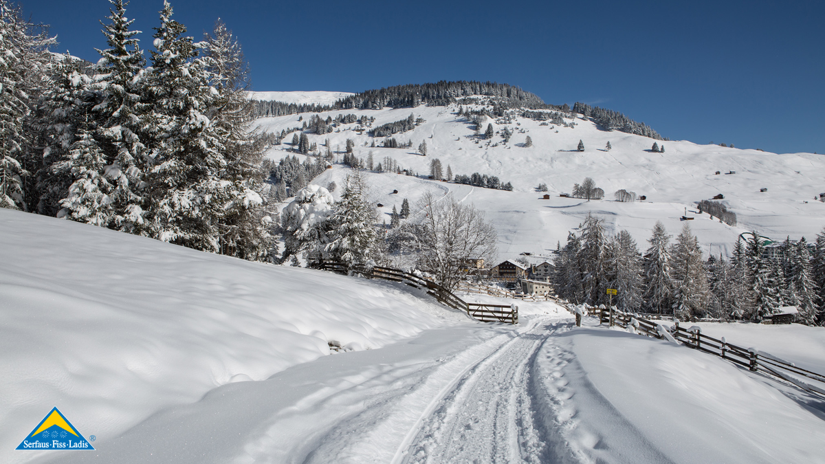 In Serfaus-Fiss-Ladis laden zahlreiche Winterwanderwege zum Durchatmen auf | © Serfaus-Fiss-Ladis