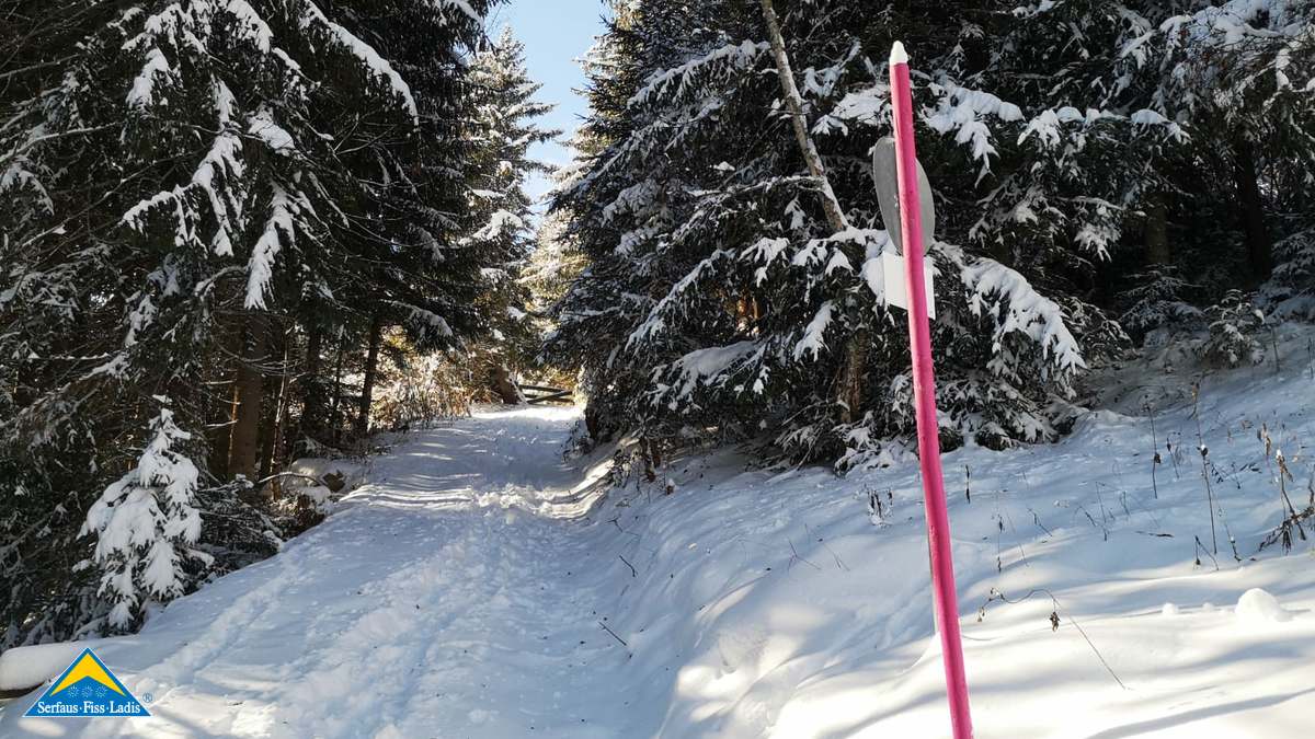 In Serfaus-Fiss-Ladis laden zahlreiche Winterwanderwege zum Durchatmen auf | © Serfaus-Fiss-Ladis