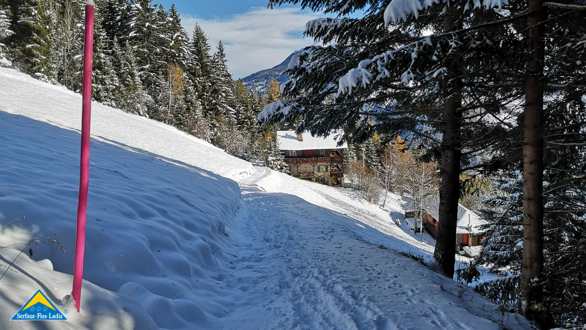 In Serfaus-Fiss-Ladis laden zahlreiche Winterwanderwege zum Durchatmen auf | © Serfaus-Fiss-Ladis