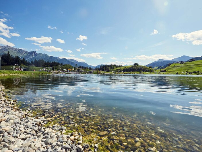 Rund um den Wolfsee in der familienfreundlichen Ferienregion Serfaus-Fiss-Ladis in Tirol befindet sich der Wo-Bä-Lu-Cache für alle Geocachingfans | © christianwaldegger.com