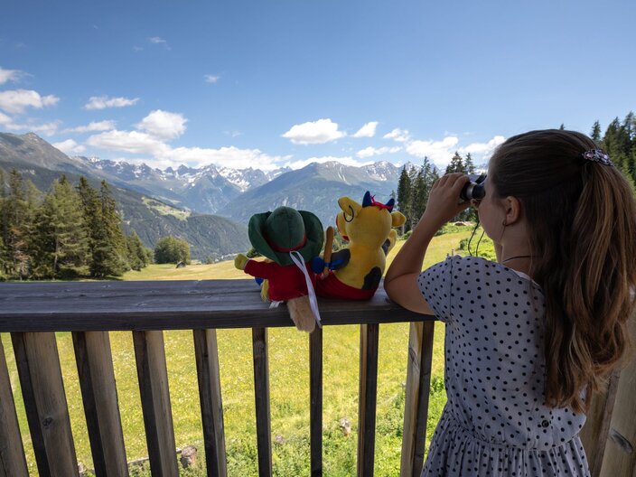 Der Wodeturm in der Familienregion Serfaus-Fiss-Ladis in Tirol befindet sich in Neuegg oberhalb von Ladis und verspricht einzigartige Fernblicke | © Andreas Kirschner