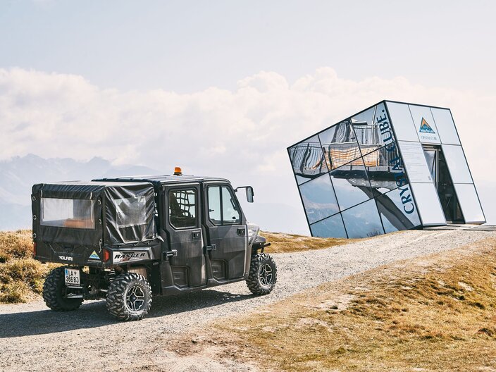 Bergrestaurant Crystal Cube Glaswürfel Zwölferkopf Serfaus-Fiss-Ladis | © christianwaldegger.com