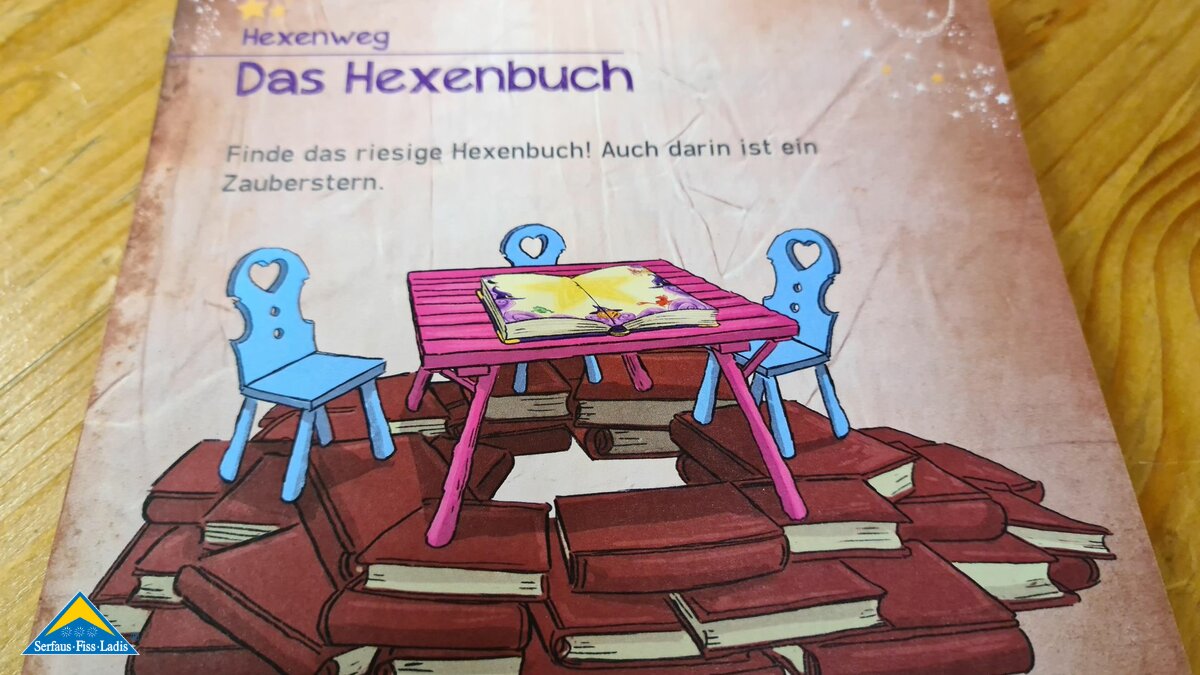 Rätselblock Abenteuerberge Hexenweg Forscherpfad Piratenweg Serfaus-Fiss-Ladis in Tirol | © Serfaus-Fiss-Ladis Marketing GmbH