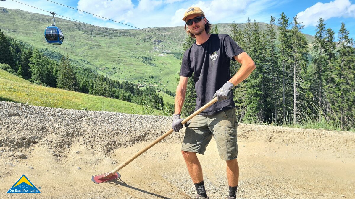 Shapetool Biketrails Familienergion Serfaus-Fiss-Ladis Blogartikel Biken Blick hinter die Kulissen | © Serfaus-Fiss-Ladis Marketing GmbH