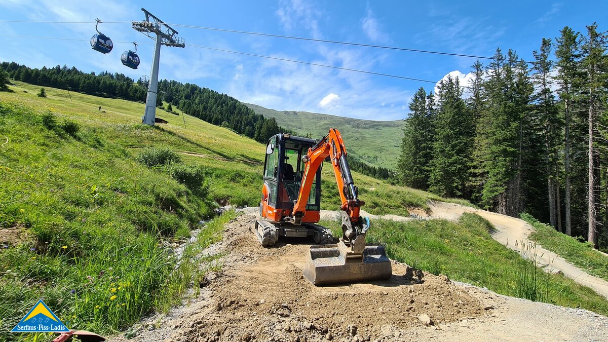 Bikepark Serfaus-Fiss-Ladis Tirol Trailbau nachhaltig Interview Christian Zangerl Bikeparkmanager | © Serfaus-Fiss-Ladis Marketing GmbH