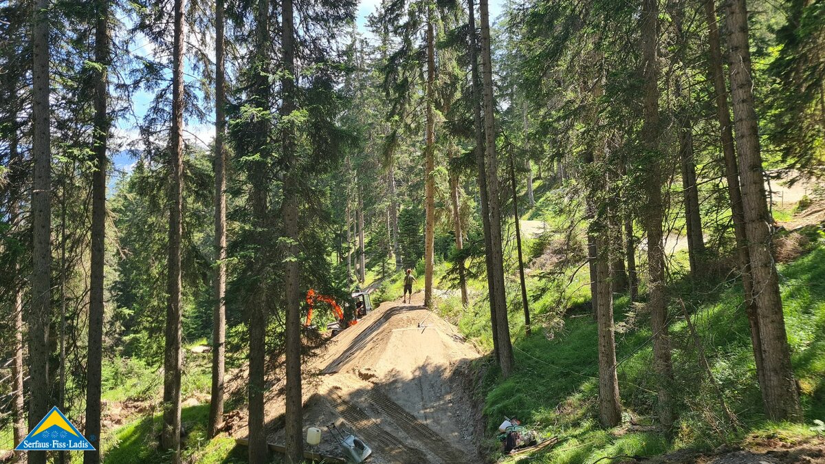 Nachhaltiiger Traiilbau Biken Serfaus-Fiss-Ladis Tirol Blogartikel Blick hinter die Kulissen | © Serfaus-Fiss-Ladis Marketing GmbH