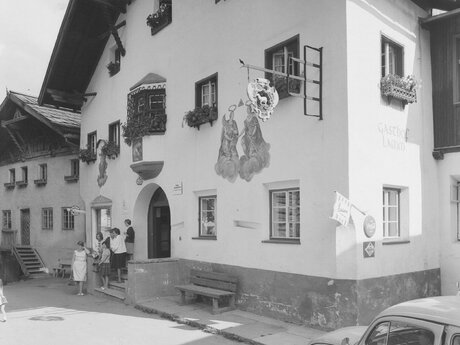 Gasthof Lamm erstes Gashaus in Fiss Geschichten von früher Blog Serfaus-Fiss-Ladis in Tirol | © Gemeindearchiv Fiss