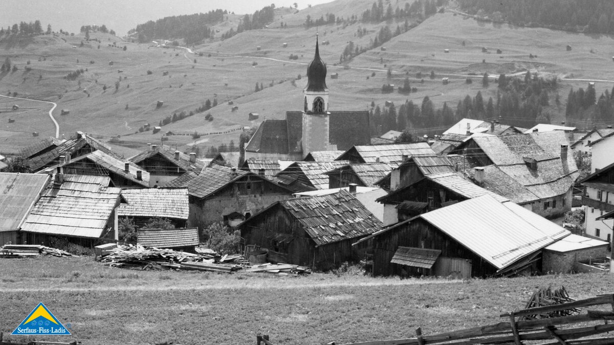 Haufendörfer Tirol Altes Fotos von Fiss Familienregion Serfaus-Fiss-Ladis in Tirol | © Gemeindearchiv Fiss