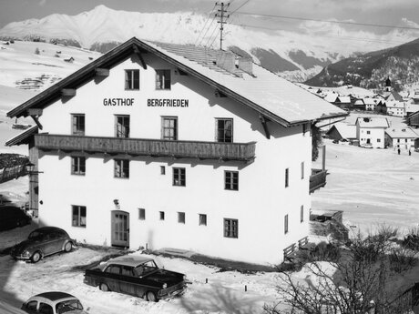 Alte Gasthäuserin Serfaus-Fiss-Ladis Gasthof Bergfrieden in Fiss Blog Serfaus-Fiss-Ladis | © Gemeindearchiv Fiss