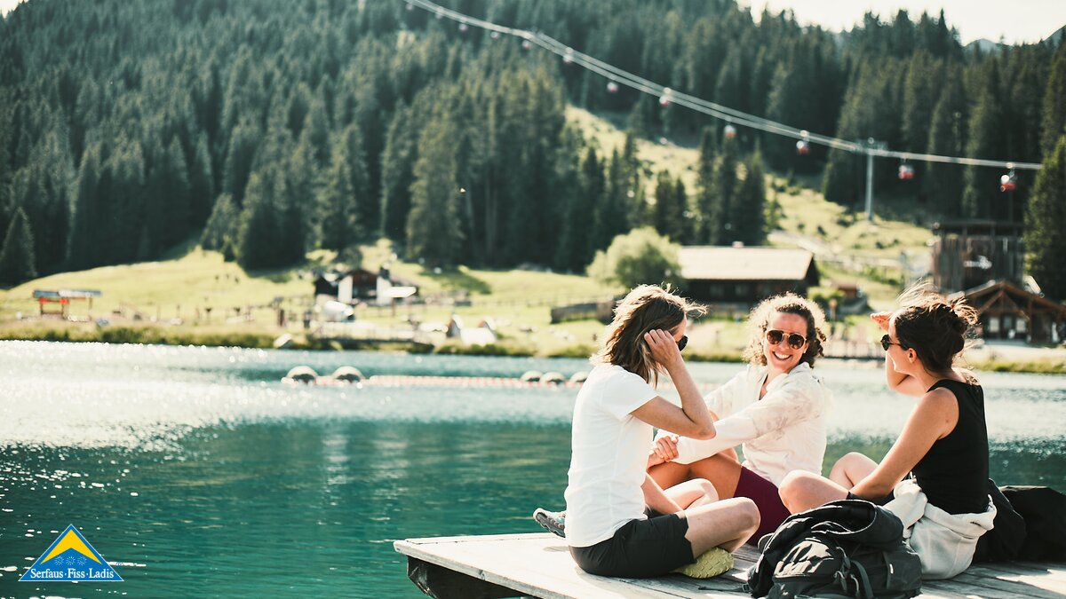 Baden im Högsee in der Familienregion Serfaus-Fiss-Ladis in Tirol | © Serfaus-Fiss-Ladis Marketing GmbH | christianwaldegger.com