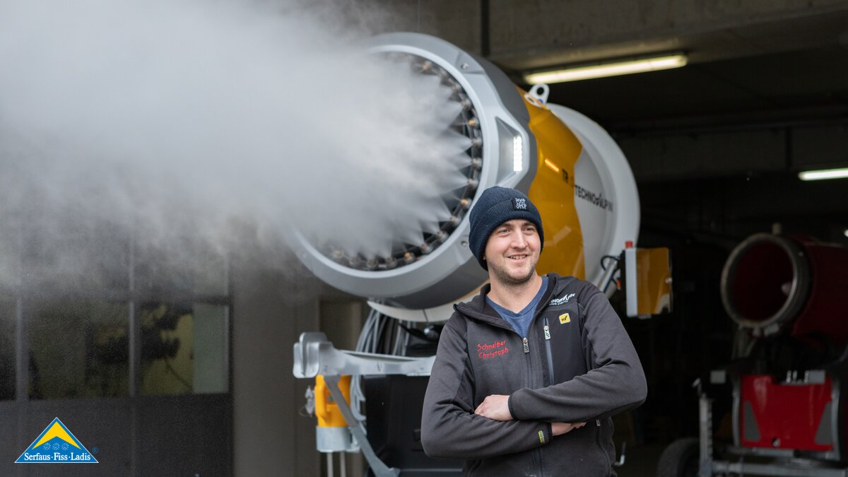 Scheiberteam der Seilbahn Komperdell in Serfaus Blick hinter die Kulissen  | © Seilbahn Komperdell GmbH | Andreas Kirschner