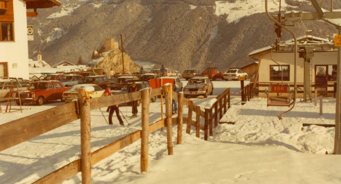 Alter Einsersessellifts von Ladis nach Fiss Geschichten von früher Familienregion Serfaus-Fiss-Ladis in Tirol | © Meinrad Senn