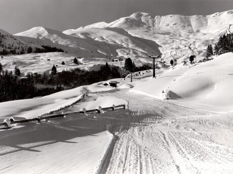Einsersessellift Möserlift alt Familienregion Serfaus-Fiss-Ladis in Tirol | © Fisser Bergbahnen GmbH