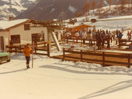 Alte Sesselbahn von Ladis nach Fiss Zusammenschluss Skigebiet Fiss mit Ladis Ferienregion Serfaus-Fiss-Ladis in Tirol | © Meinrad Senn