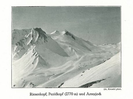 Ski-Führer durch die Samnuangruppe mit Skitourenkarte Herausgeber Hotel Obladis Familienregion Serfaus-Fiss-Ladis | © Burgl Kirschner