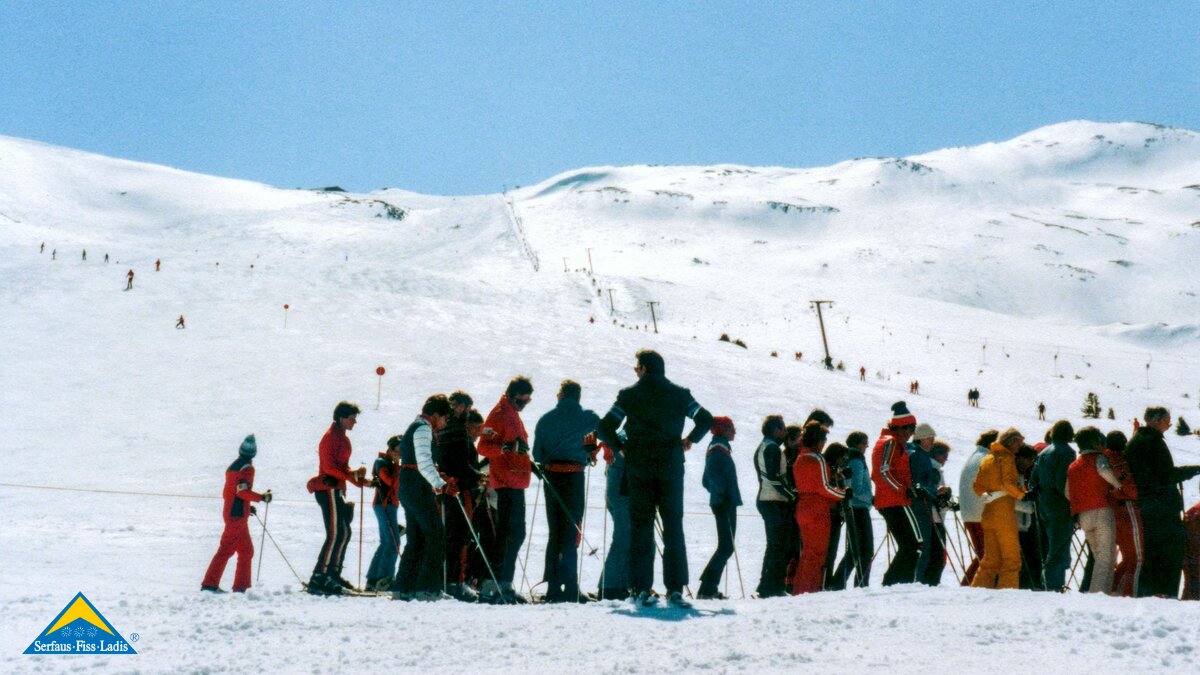 Fisser Nordseite Zusammenschluss Skigebiet Serfaus und Skigebiet Fiss-Ladis 1999 | © Fisser Bergbahnen GmbH