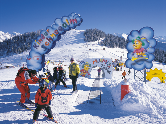 Die Kinderscheealm im Skigebiet Serfaus-Fiss-Ladis ist ein wahres Paradies für die Kleinsten | © Seilbahn Komperdell GmbH