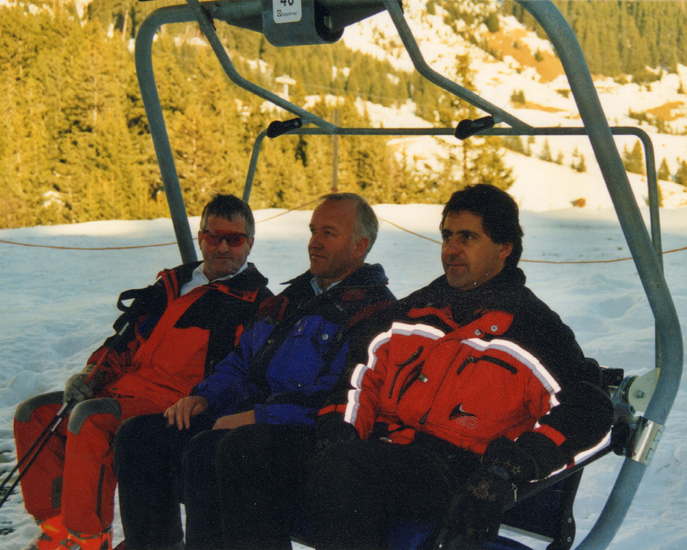 Erste Fahrt mit der Puinzbahn im Jahr des Zusammenschlusses der Skigebiete Serfaus und Fiss-Ladis in Tirol | © Fisser Bergbahnen GmbH