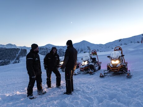 Pistenmanagement in Serfaus-Fiss-Ladis Blick hinter die Kulissen bei den Beschneiern in Serfaus | © Seilbahn Komperdell GmbH | Andreas Kirschner