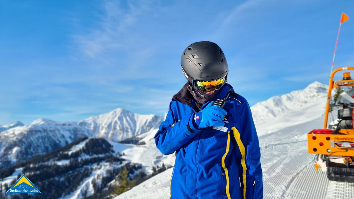 Pistenretter beim Funken Einsatz Familienregion Serfaus-Fiss-Ladis in Tirol | © Serfaus-Fiss-Ladis Marketing GmbH