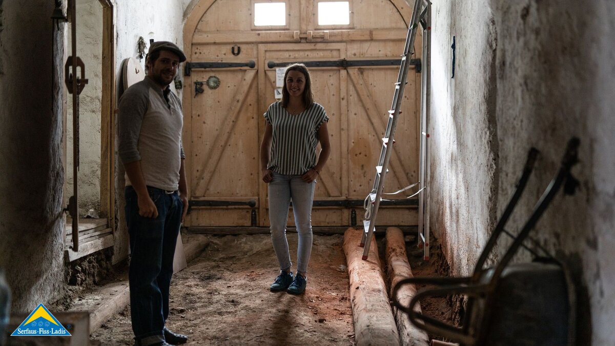 Denkmalgeschütztes Haus umbauen in Ladis Robine Lievaart und Simon Juen aus Serfaus-Fiss-Ladis in Tirol | © Serfaus-Fiss-Ladis Marketing GmbH | Rene Raggl