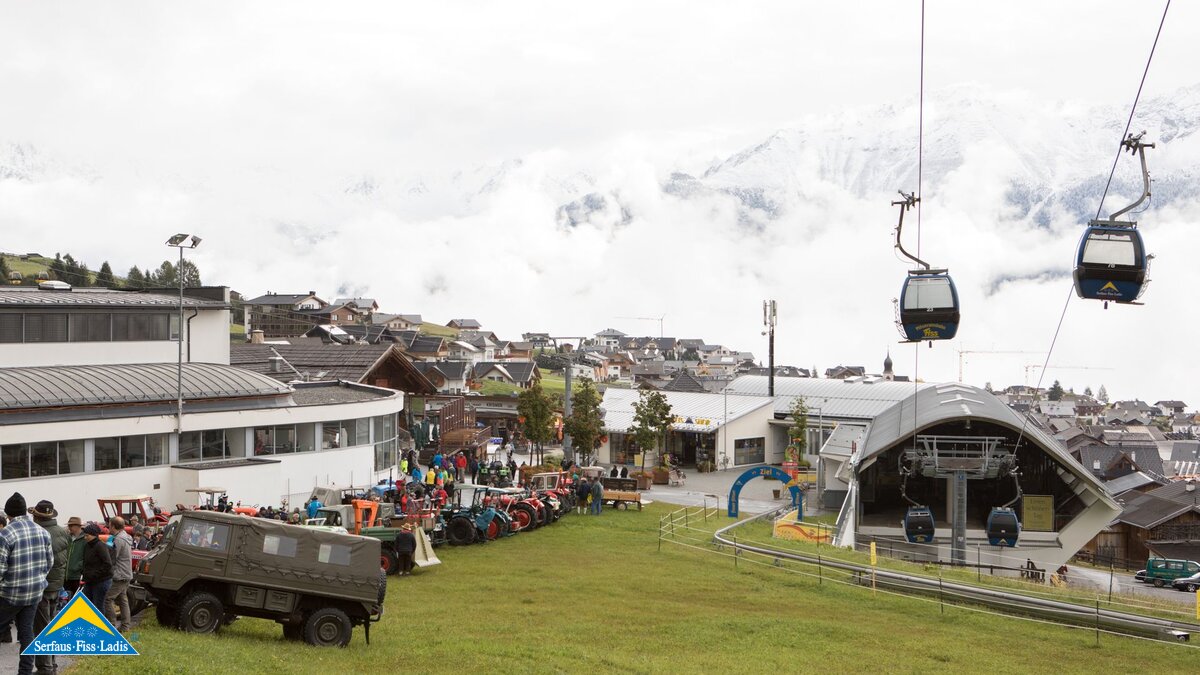 Traktoren- und Oldtimertreffen an der Talstation in Fiss | © Serfaus-Fiss-Ladis Marketing GmbH | Andreas Kirschner