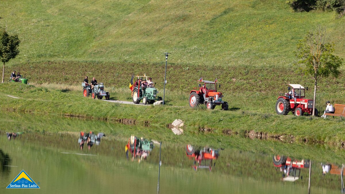 Traktorfahrt zum Wolfsee in Serfaus-FIss-Ladis | © Serfaus-Fiss-Ladis Marketing GmbH | Andreas Kirschner