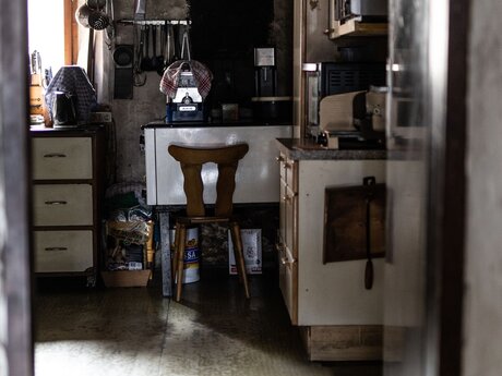 Alte Rauchküche Familie Waldner im Serfauser Feld in Serfaus-Fiss-Ladis in Tirol | © Serfaus-Fiss-Ladis Marketing GmbH | Rene Raggl