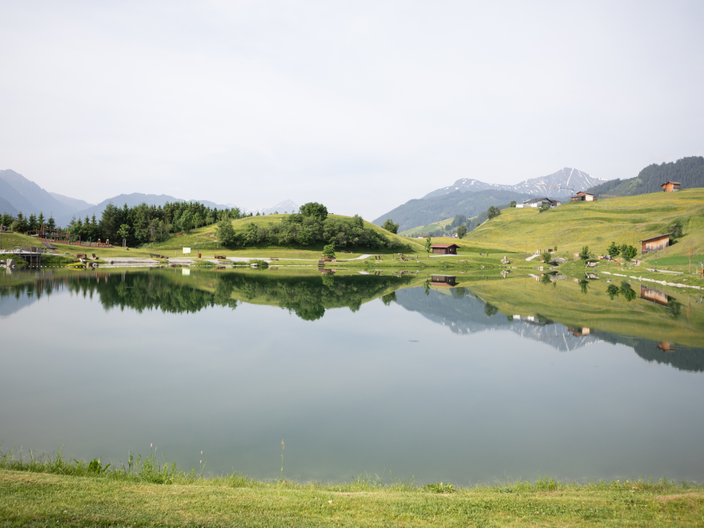 Der Wolfsee in Fiss ist ein tolles Ausflugsziel im Sommer für die ganze Familie | © Serfaus-Fiss-Ladis Marketing GmbH | Andreas Kirschner