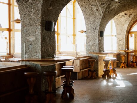 Architektur der Skihütte Masner im Skigebiet Serfaus Fiss Ladis Tirol Österreich | © Serfaus-Fiss-Ladis Marketing GmbH | Rene Raggl