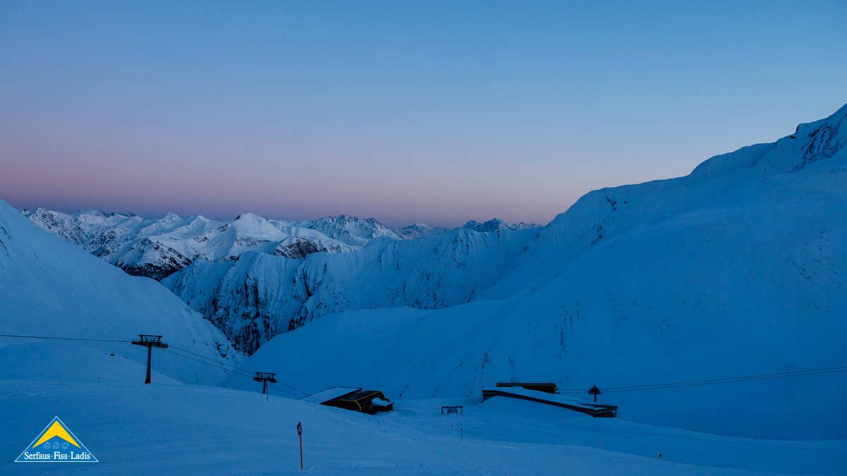 Sonnenuntergang im Masner in Serfaus Fiss Ladis in Tirol Österreich | © Serfaus-Fiss-Ladis Marketing GmbH | Rene Raggl