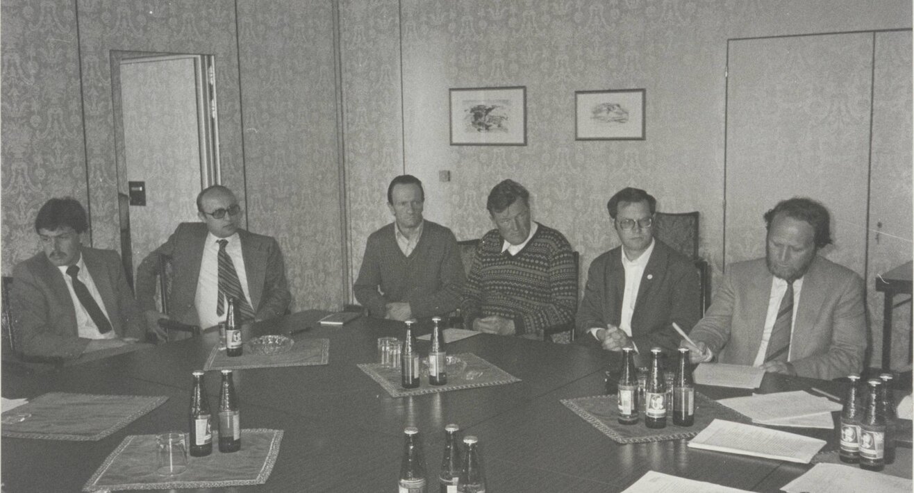 Besprechung im Hotel Cervosa in Serfaus zum Bau der U-Bahn | © Seilbahn Komperdell GmbH