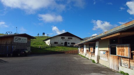 Die alte Sennhütte bei der Komperdell Alpe in Serfaus | © Serfaus Fiss Ladis