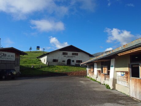 Die alte Sennhütte bei der Komperdell Alpe in Serfaus | © Serfaus Fiss Ladis