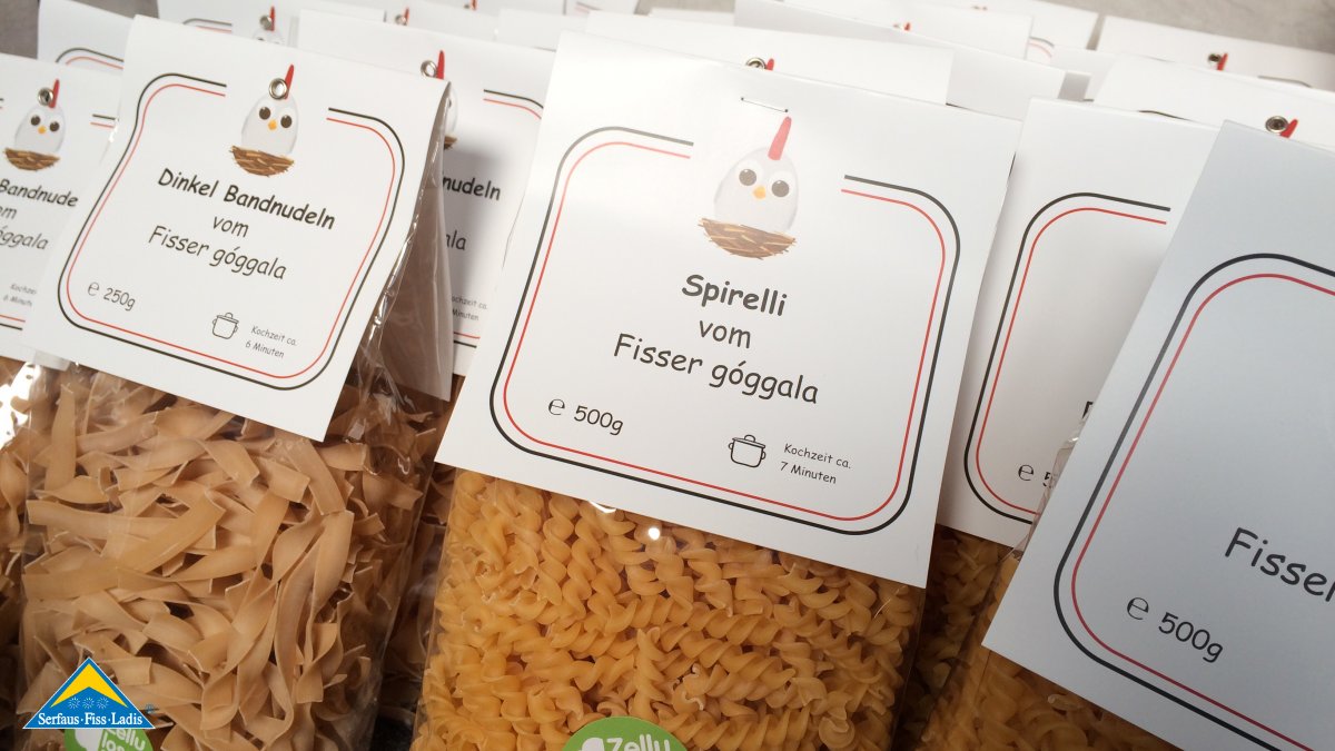 Fisser Goggala Eier aus biologischem Anbau in Fiss in Tirol Familie Plangger Hofladen in Serfaus-Fiss-Ladis heimische Produkte kaufen | © Serfaus-Fiss-Ladis Marketing GmbH