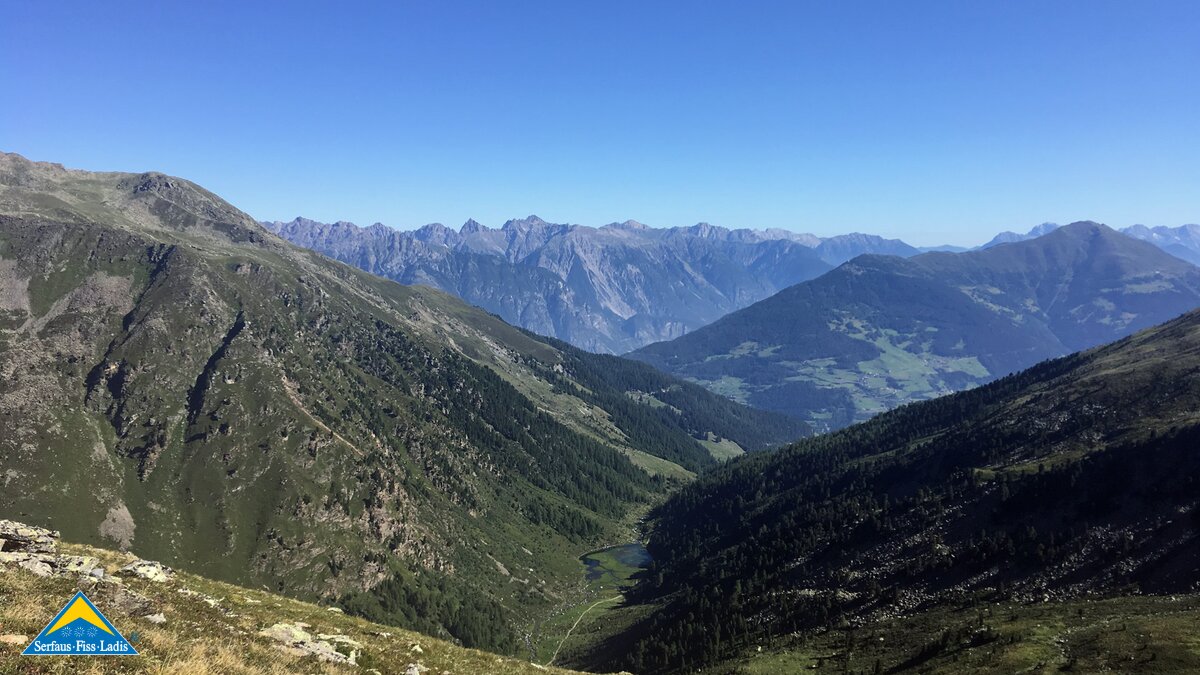 Blick auf den malerischen Urgsee im Urgtal in Serfaus Fiss Ladis in Tirol | © Serfaus-Fiss-Ladis