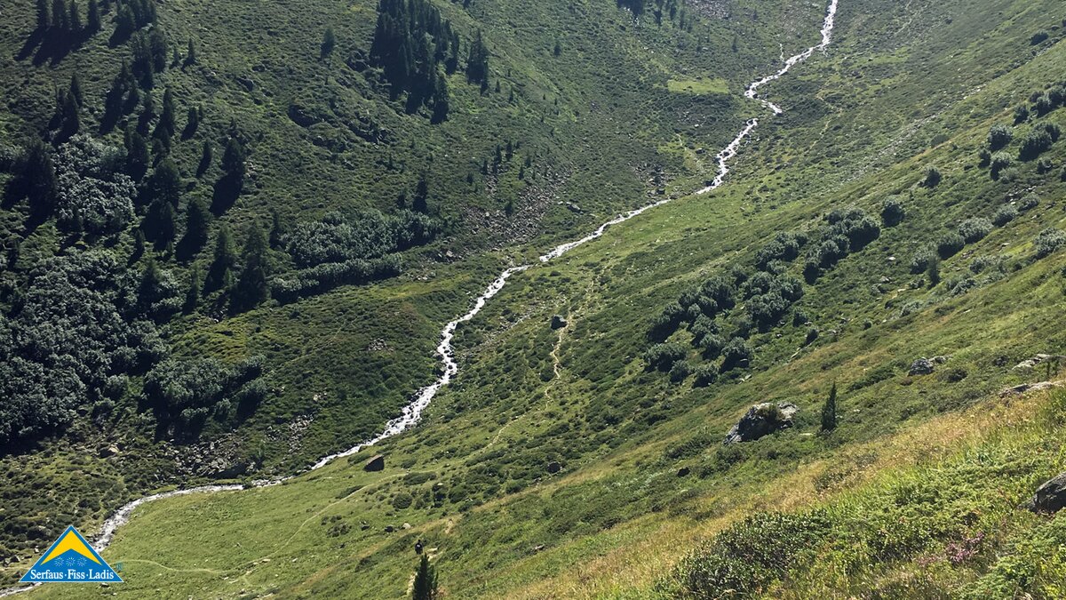 Der Urgbach in der Tiroler Familien Region zum Wandern in Serfaus Fiss Ladis | © Serfaus-Fiss-Ladis