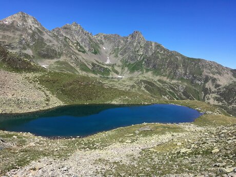 Der Untere Spinsee in Serfaus-Fiss-Ladis in Tirol | © Serfaus-Fiss-Ladis