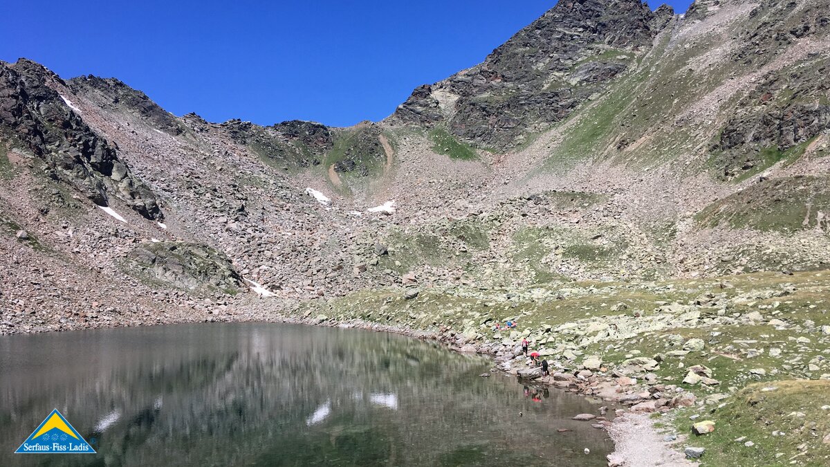 Der Obere Spinnsee in Serfaus Fiss Ladis in Tirol | © Serfaus-Fiss-Ladis