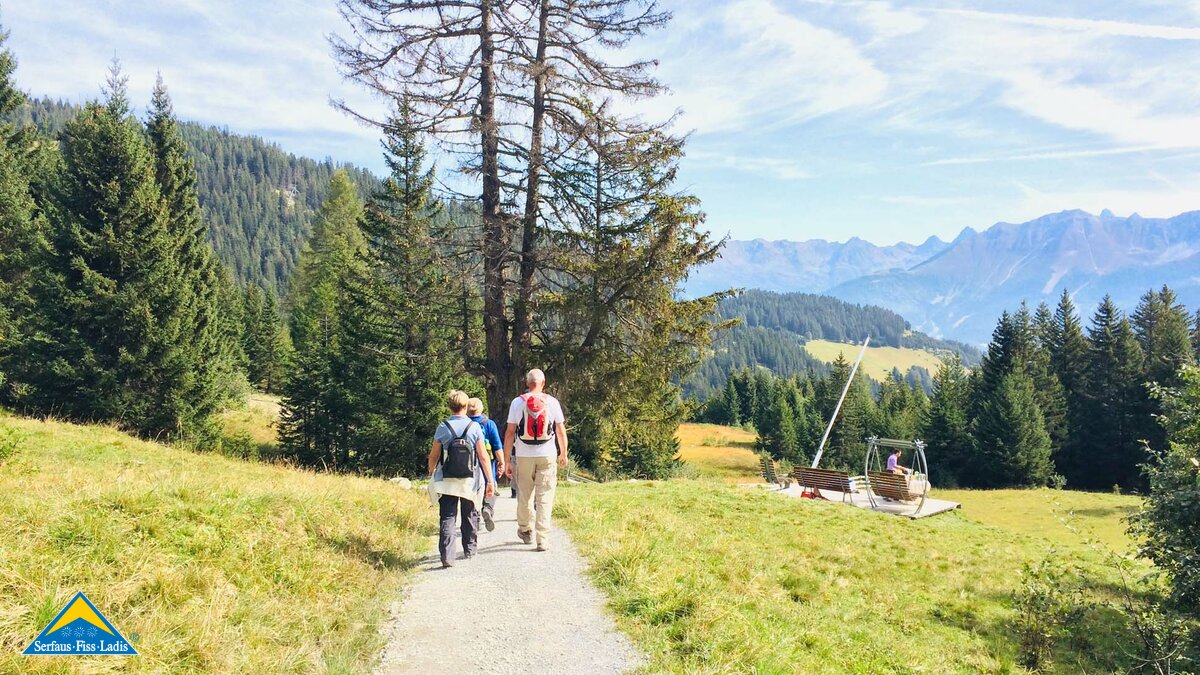 Die Schmankerl-Wanderung in Serfaus Fiss Ladis kombiniert wandern und genießen | © Serfaus-Fiss-Ladis