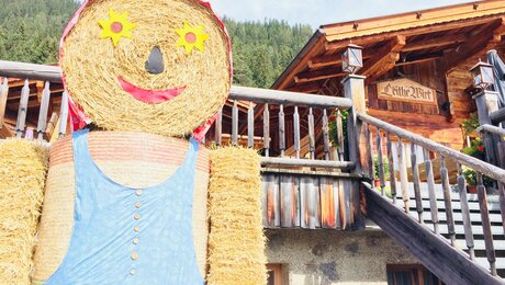 Die Genussherbst-Dekoration beim Restaurant Leithe Wirt in Serfaus Fiss Ladis in Österreich | © Serfaus-Fiss-Ladis