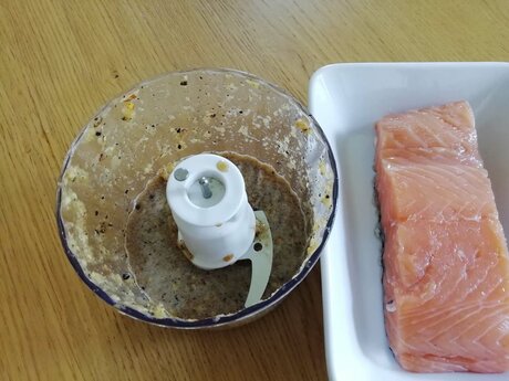 Frühlingsgröstl mit Lachs und Limonisauce von Küchenchef Mike aus Serfaus-Fiss-Ladis in Tirol Österreich | © Serfaus-Fiss-Ladis