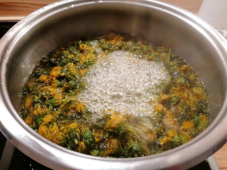 Der Löwenzahnsirup aus der Tiroler Familienregion in Österreich ist gesund, gelingt schnell und ist eine perfekte Alternative zu Bienenhonig | © Serfaus-Fiss-Ladis