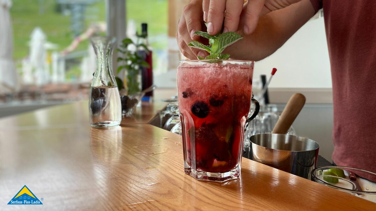 Waldbeer-Mojito Rezepttipp Serfaus-Fiss-Ladis Blog | © Serfaus-Fiss-Ladis