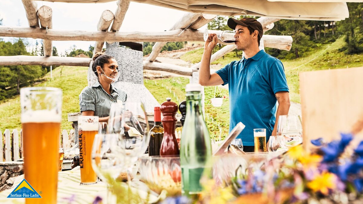 Grillplatz bei der Schöngampalm in der familienfreundlichen Urlaubsregion Serfaus-Fiss-Ladis in Tirol | © christianwaldegger.com