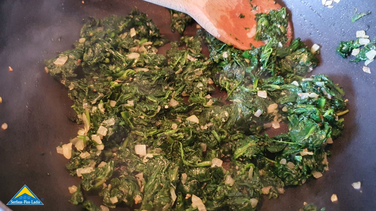 Teigtaschen mit Spinat schnelles Rezept aus Tirol Familienregion Serfaus-Fiss-Ladis in Tirol | © Serfaus-Fiss-Ladis Marketing GmbH