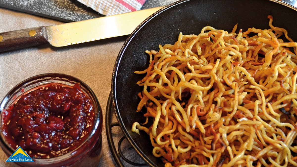 Rezept greaschtata Nudeln Tiroler Gericht herzhaft Fisser Kochbuch Katholischer Familienverband Fiss Kochbuch für den guten Zweck Sternenkinder | © Katholischer Familienverband Fiss