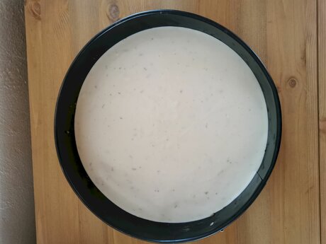 Erfrischende Nachspeise Frühling mit Rhabarber und Topfen Rezepttipp Patissier Lisa Marie Oestreich Blog Serfaus-Fiss-Ladis in Tirol | © Serfaus-Fiss-Ladis Marketing GmbH