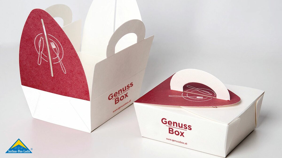 Genuss Box Initiative der Wirtschaftskammer Tirol und Vorarlberg Lebensmittel vom Restaurant mitnehmen Bergbahnen Serfaus-Fiss-Ladis in Tirol | © Genuss Box