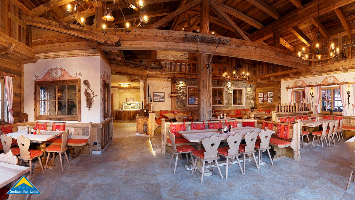 Stube im Leithe Wirt Bergrestaurant in Serfaus-Fiss-Ladis in Tirol | © Seilbahn Komperdell GmbH | Andreas Kirschner